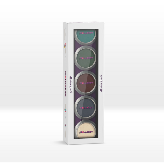 Piximakey stop motion model wax "Mother Earth", set with 5 tins of plasticine each 150 g