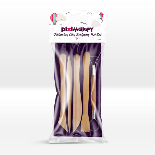 Stop motion modeling clay tool set with 5 tools