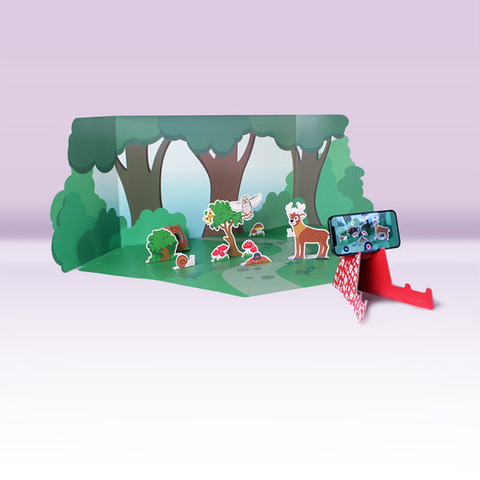 Piximakey Universe "Fairytales". Double sided Standalone Scene With Cut-out figures