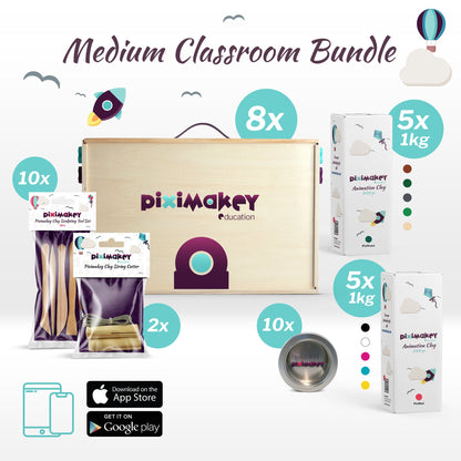 De Medium Class Kit, Piximakey Education Pack voor scholen en kleuterscholen